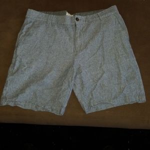 Light washed denim shorts